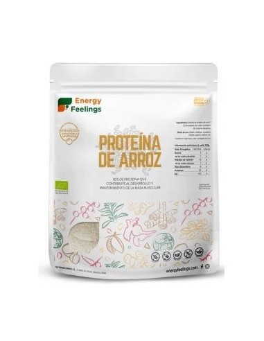 Proteina De Arroz 1 Kilo Eco Vegan Sg Energy Feelings