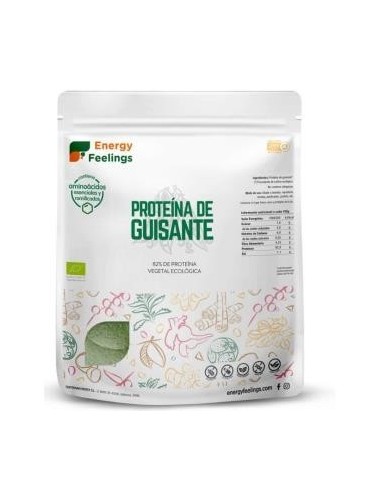 Proteina De Guisante 500 Gramos Eco Vegan Sg Energy Feelings