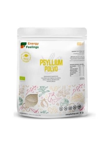 Psyllium Polvo 500 Gramos Eco Vegan Sg Energy Feelings