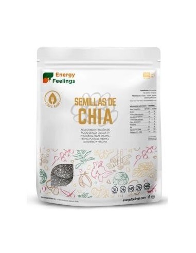 Chia Semilla 500 gramos Vegan Sg de Energy Feelings