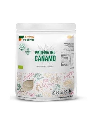 Proteina De Cañamo Vainilla 1 Kilo Eco Vegan Sg Energy Feelings