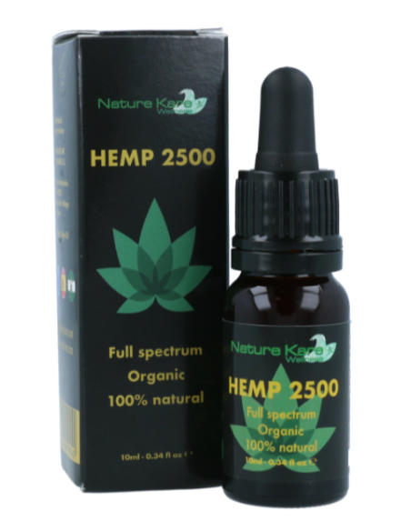 HEMP 2500. CBD 25% 10 ml Nature Kare Wellness