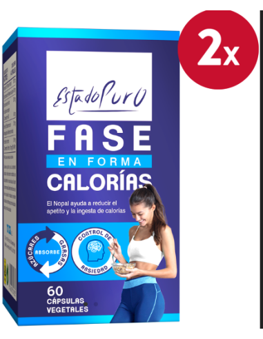 Pack 2 uds Fase Calorias En Forma 60Cap. Estado Puro de Tongil