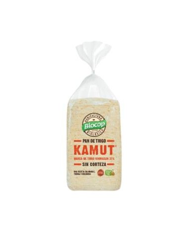 Pan De Molde Kamut Sin Corteza 300 Gramos Bio Biocop