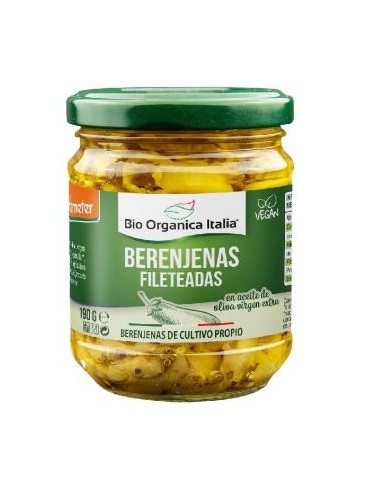 Berenjenas En Aceite 190 Gramos Demeter Bio Organica Italia