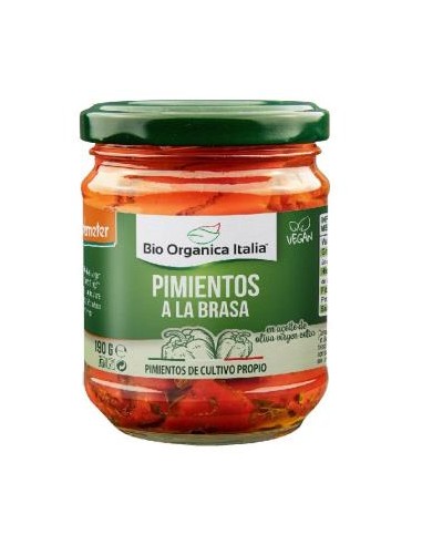 Pimiento A La Brasa En Aceite 190 Gramos Demeter Bio Organica Italia
