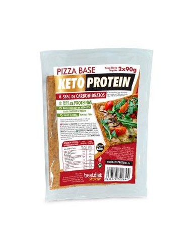 Base De Pizza 2Udx90 Gramos Keto Protein
