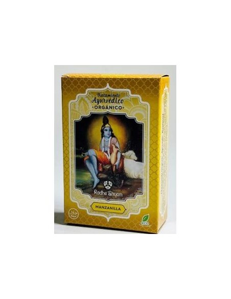 Tratamiento Capilar Ayurvedico Manzanilla 100G Eco de Radhe Shyam