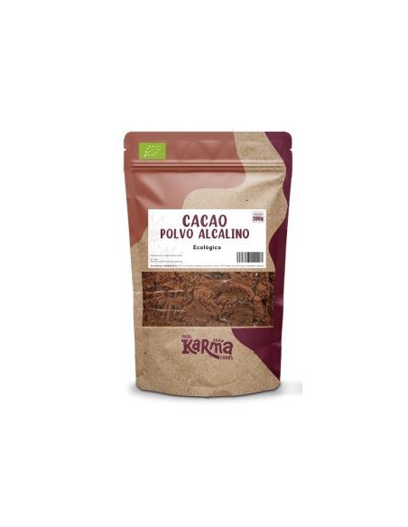Cacao En Polvo Alcalino Mg 10-12% 200 Gramos Eco Vegan Karma