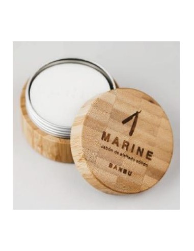 Jabón de Afeitar Marine 80g Eco Vegan con Bambú Natural
