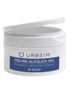 Uresim Peeling Glicolico 15% Exfoliante 30Discos. Uresim