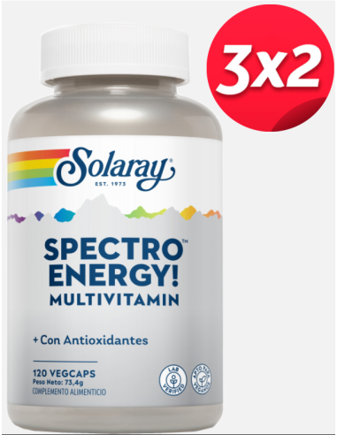 Pack 3x2 Spectro Energy 120Cap. De Solaray