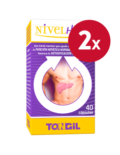 Pack 3x2 uds Nivelhepa 40 capsulas de Tongil