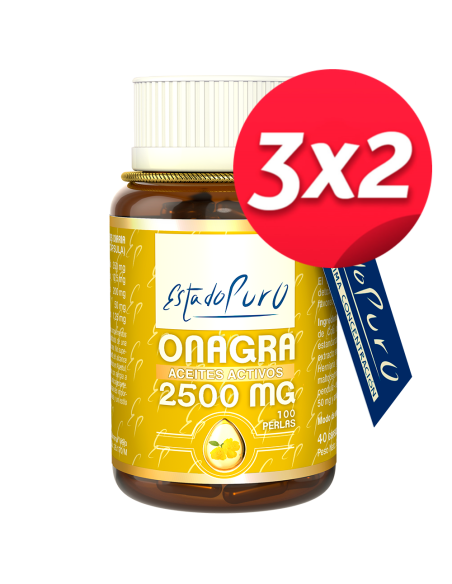 Pack 3x2 Onagra Aceites Activos 100 Perlas de Tongil