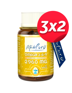 Pack 3x2 Omega 3-6-9 Aceites Activos 60 Perlas de Tongil