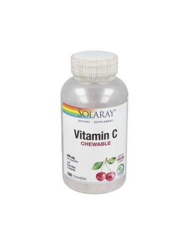 Vitamina C-500 Sabor Cereza 100Comp.Mast.