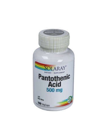 Acido Pantothenic 500Mg. 100Cap.