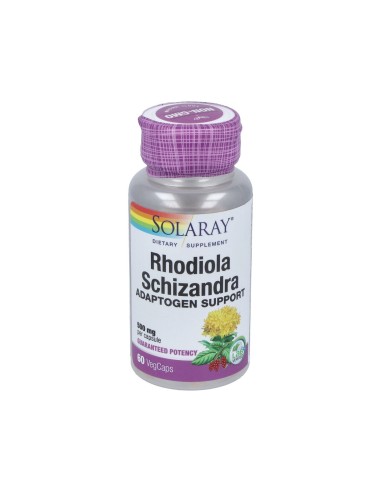 Schizandra - Rhodiola 500Mg. 60Cap.Veg