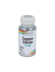 Cobre Citrato 2Mg. 60Cap.Veg