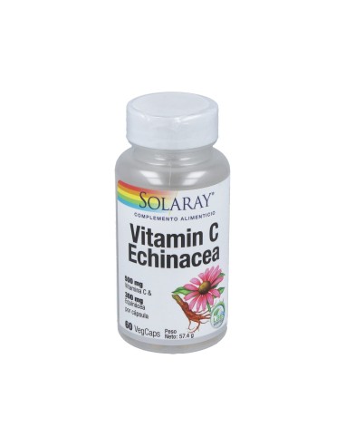 Vitamina C 500Mg + Echinacea 300Mg. 60Cap.