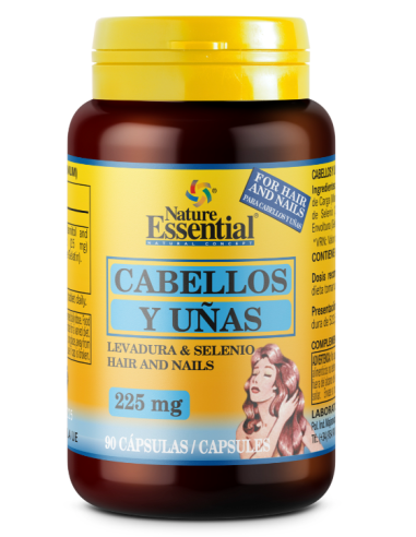 Cabellos y uñas 225 mg. 90 capsulas