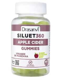 Vinagre Manzana 40 Gominolas Siluet 360 Drasanvi