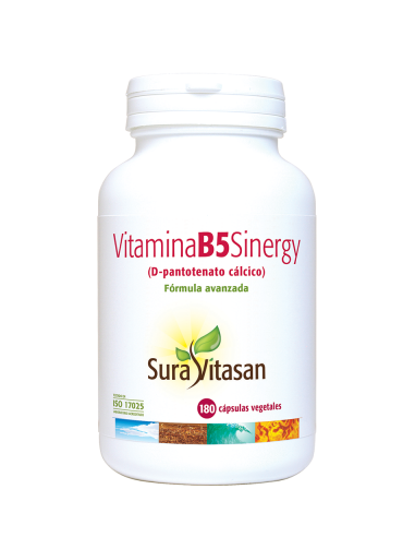 Pack 2 uds Vitamina B5 Sinergy 180 comprimidos de Sura Vitasan