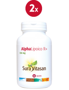 Pack 2 Alpha Lipoico R+ 60 cápsulas Sura Vitasan oferta
