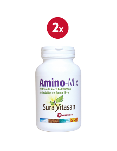 Pack 2 Amino-Mix 240 comprimidos Sura Vitasan – Energía y Vitalidad