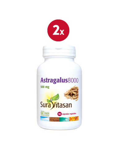 Pack de 2 uds Astragalus 8000 90Cap. de Sura Vitasan