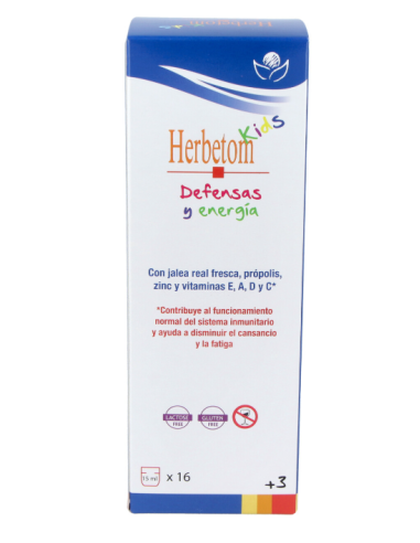 Herbetom Kids Defensas Y Energ. 250 Ml. de Bioserum
