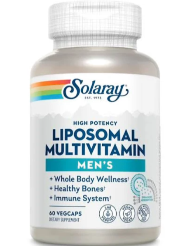 PAck 3x2 Liposomal Multivitamin mens 60vcaps. de Solaray