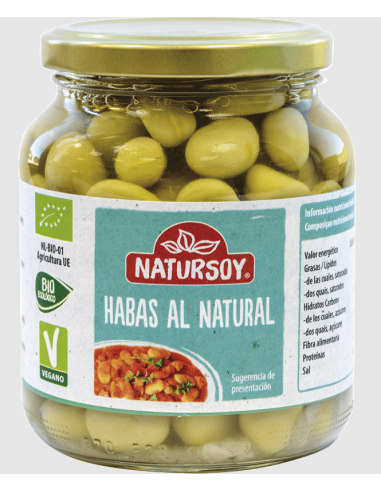 Habas Al Natural 350G Natursoy | Frescura y Sabor Natural