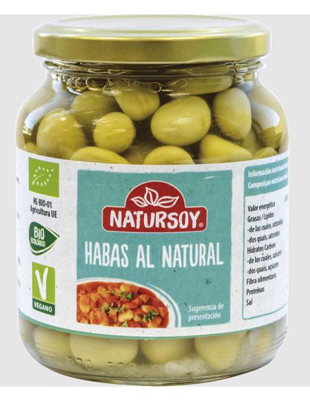 Habas Al Natural 350G Natursoy | Frescura y Sabor Natural