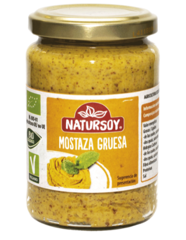 Mostaza Gruesa Natursoy 200G | Sabor Auténtico y Natural