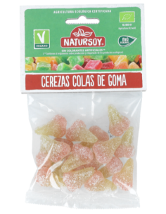 Cerezas de cola de goma 75 g Natursoy