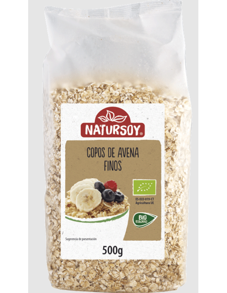 Copos de avena finos 500 g Natursoy