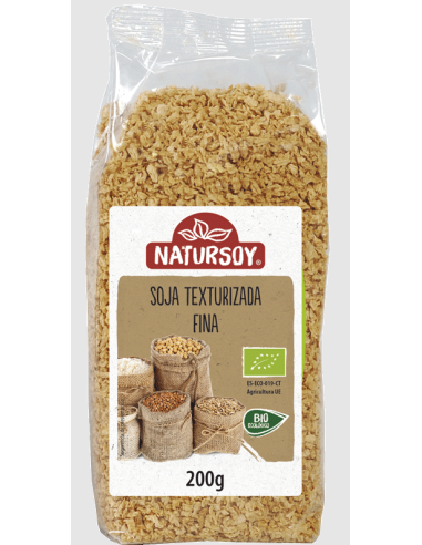 Soja Texturizada Fina Natursoy 200 g – Proteína Vegetal Saludable