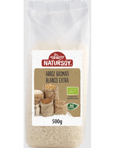 Arroz basmati blanco 500 g Natursoy