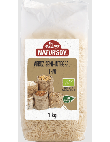 Arroz semi-integral Thai 500 g Natursoy