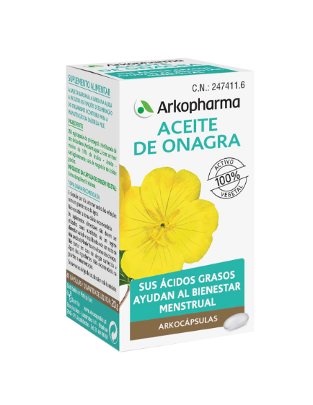 Aceite De Onagra 200 Arkocapsulas Arkopharma