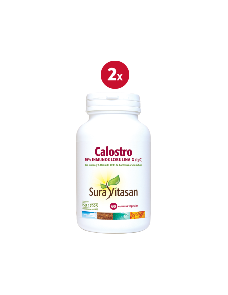 Pack 2 Calostro Sura Vitasan 60 cápsulas – Refuerza tu salud