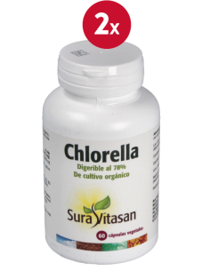 Pack de 2 uds Chlorella 60Cap. de Sura Vitasan