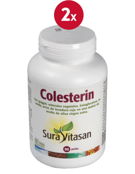 Pack de 2 uds Colesterin 90Perlas de Sura Vitasan