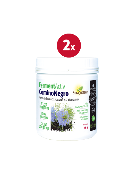 Pack de 2 uds Comino Negro Fermentado 36Gr. de Sura Vitasan
