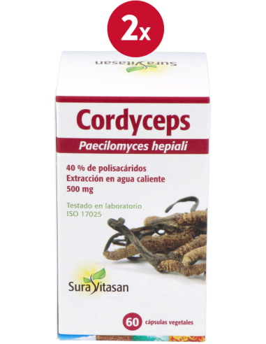 Pack de 2 uds Cordyceps 60Cap. de Sura Vitasan
