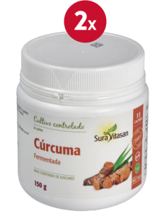 Pack de 2 uds Curcuma Fermantada 150Gr. de Sura Vitasan