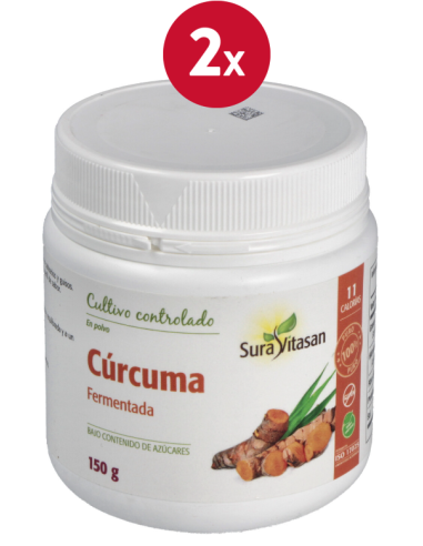 Pack de 2 uds Curcuma Fermantada 150Gr. de Sura Vitasan