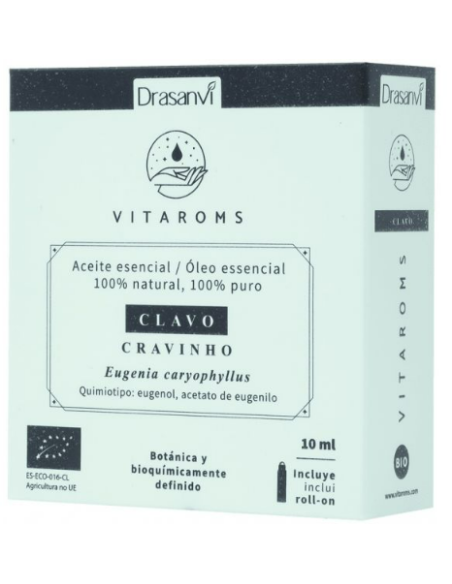Aceite Esencial Clavo 10ml Vitaroms Drasanvi Natural