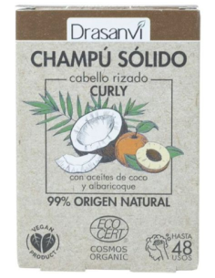 Champu Solido Cabello Rizado Ecocert 80G Drasanvi
